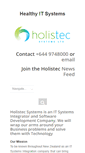 Mobile Screenshot of holistec.co.nz