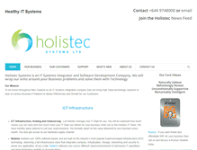 Tablet Screenshot of holistec.co.nz